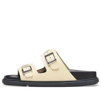 (WMNS) Birkenstock St Barths Natural Leather Narrow Fit 'Butter' 1025258