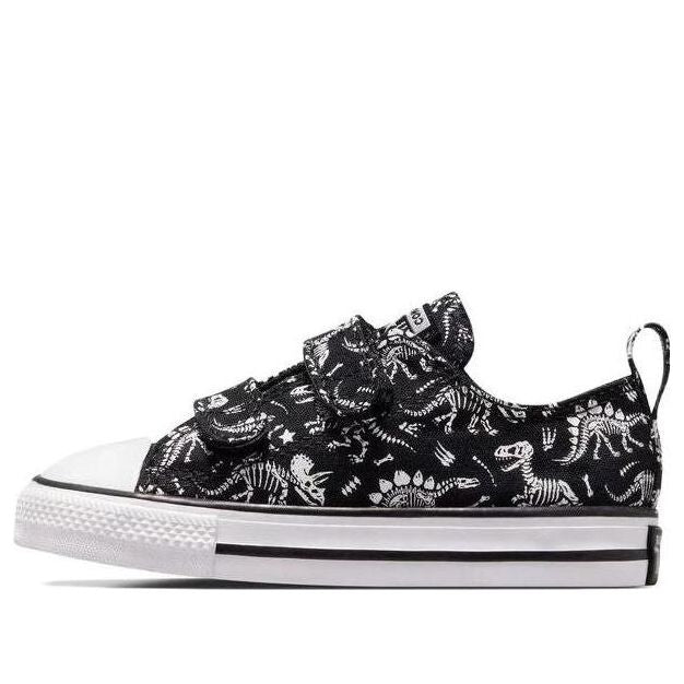 (TD) Converse Chuck Taylor All Star 2V Dinos Lo Sneaker 'Black White' A04770F