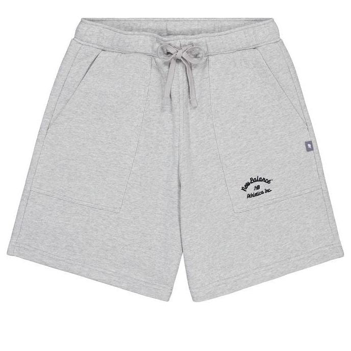 New Balance NBX Retro Knit Shorts Asia Sizing 'Harmony Grey' AMS42325-GHM