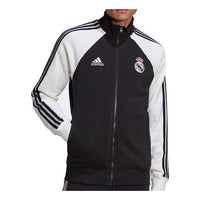 adidas Real Madrid Soccer/Football Sports Jacket Black GI0002