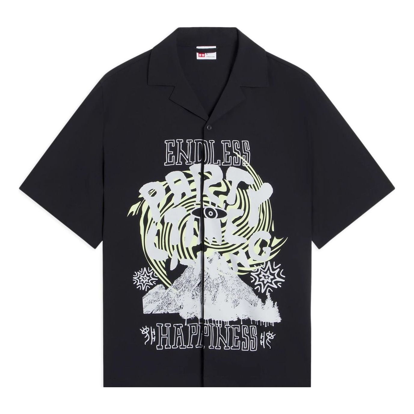 Li-Ning Endless Summer Festival Graphic Shirt 'Black' ASHS889-2