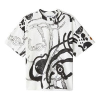 KENZO SS21 K-Tiger Large Short Sleeve White T-Shirt FB52TS6474SB-01B
