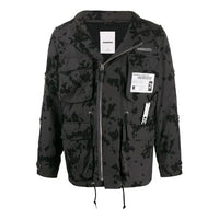 NEIGHBORHOOD Camouflage Printing logo Jacket Gray 192BENHJKM01
