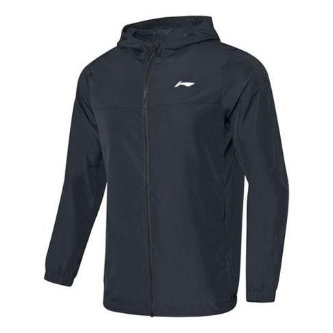 Li-Ning Training Series Logo Colorblock Hooded Jacket Black AFDQ203-2