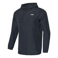Li-Ning Training Series Logo Colorblock Hooded Jacket Black AFDQ203-2