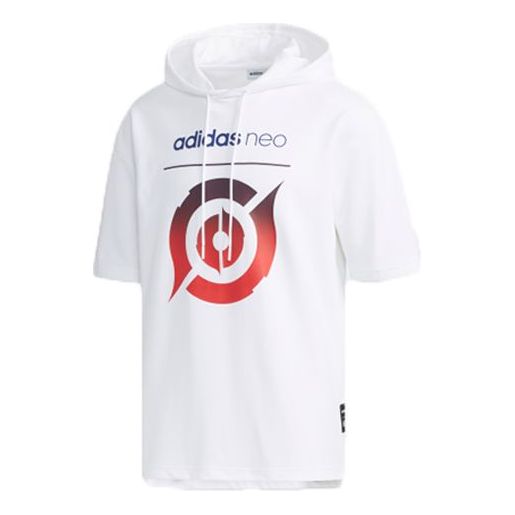 adidas neo x Crossover M SS HDY Short Sleeve White FR7980