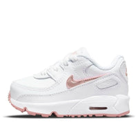 (TD) Nike Air Max 90 Low-Top Running Shoes White/Pink CD6868-115