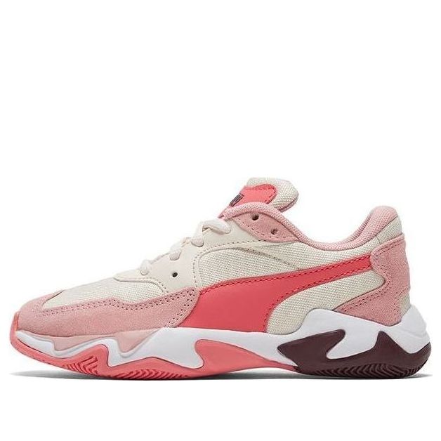PUMA Girls' Storm Ray White/Pink 370657-03