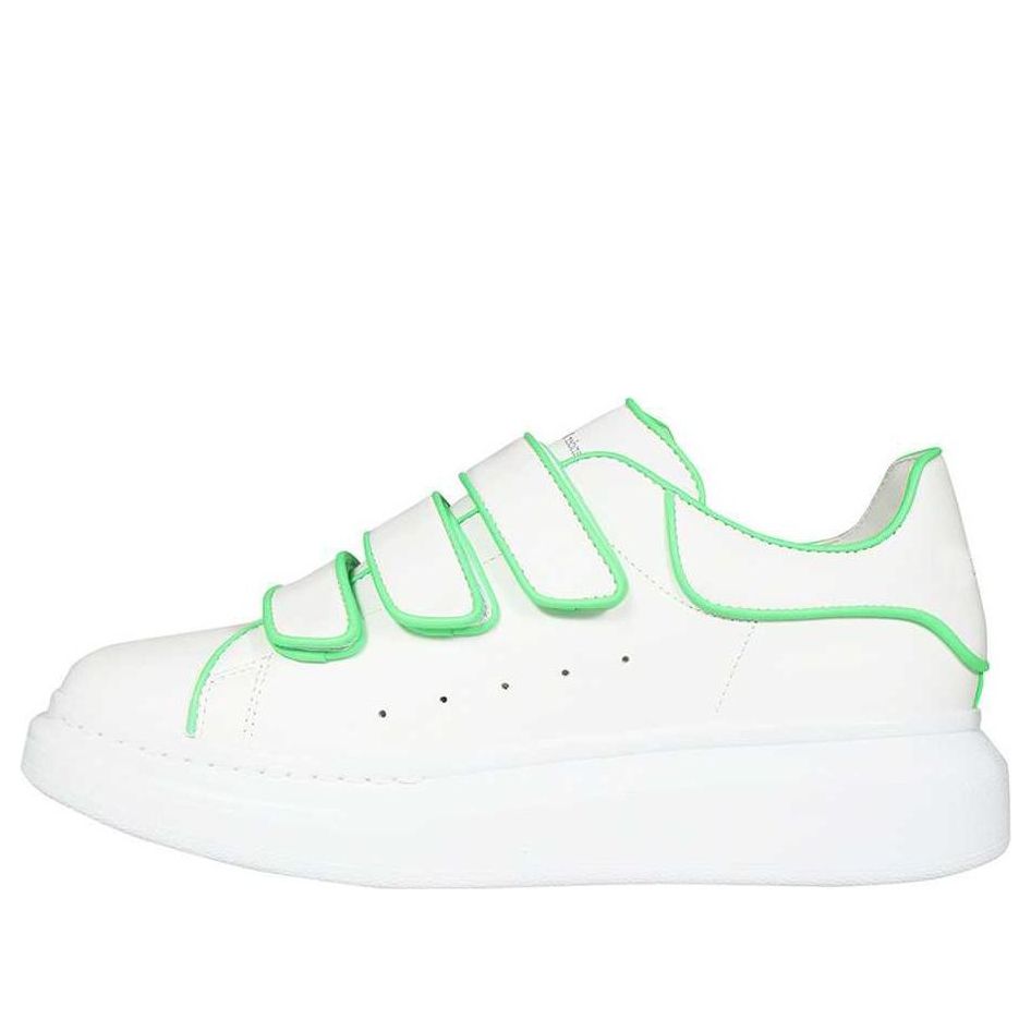 (WMNS) Alexander McQueen Oversize Sole Sneakers 'White Green' 721410WHGPF8964