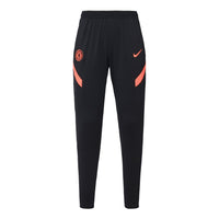 Men's Nike Colorblock Printing Slim Fit Bundle Feet Sports Pants/Trousers/Joggers Black DB6925-014