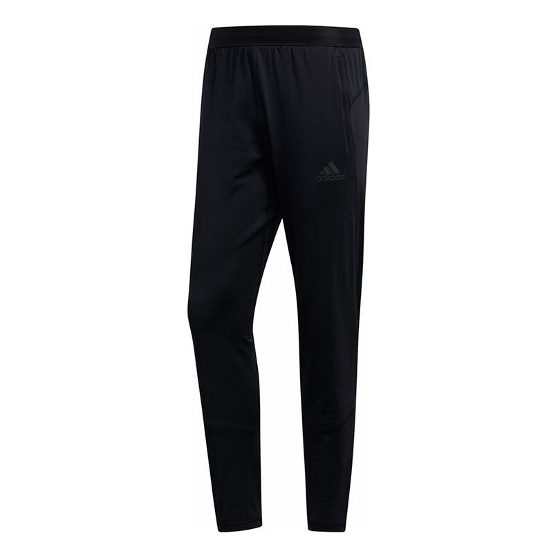 adidas Breathable Slim Fit Sports Pants Black FJ6169