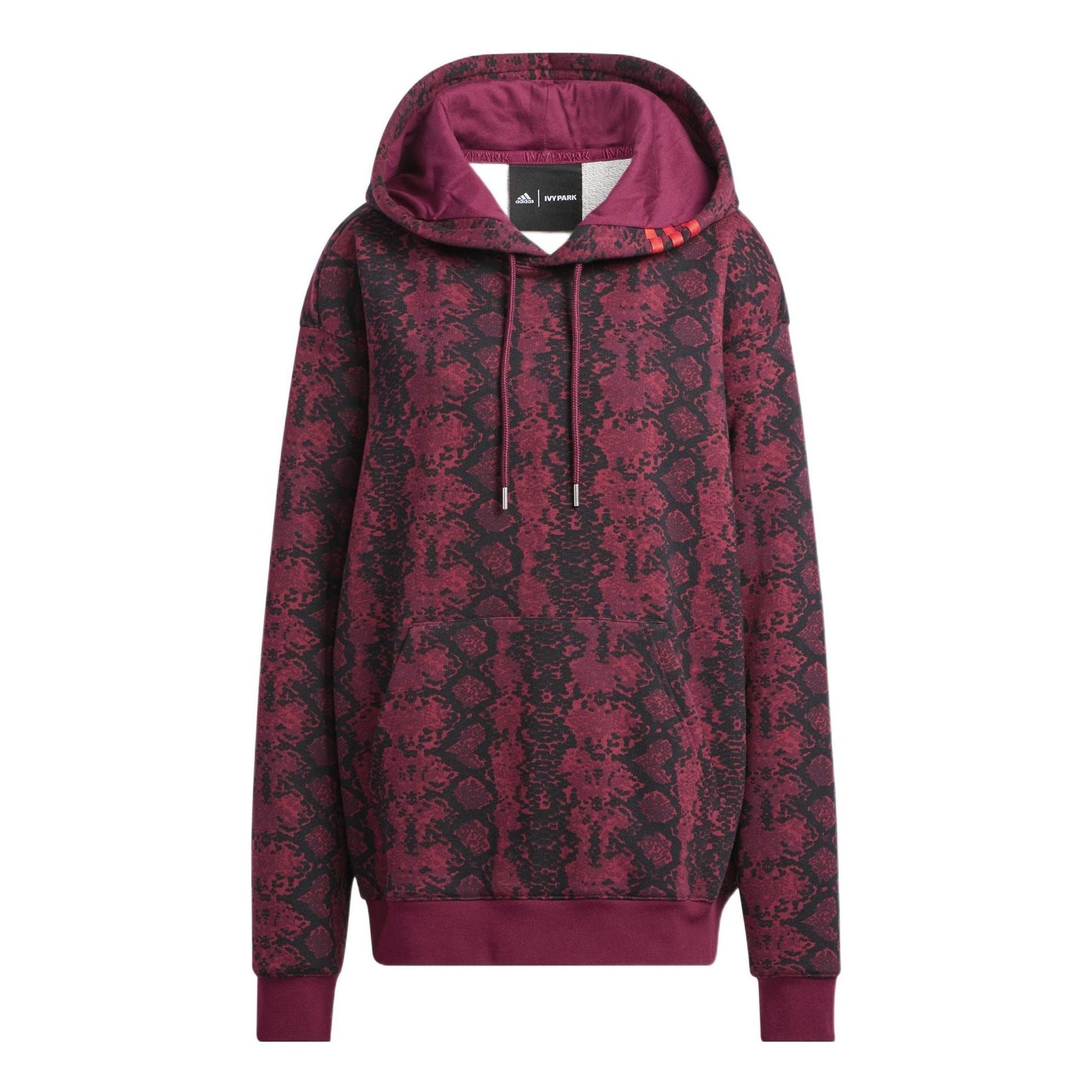 adidas originals x IVY PARK Crossover Casual Printing Hooded Long Sleeves Red HI1975