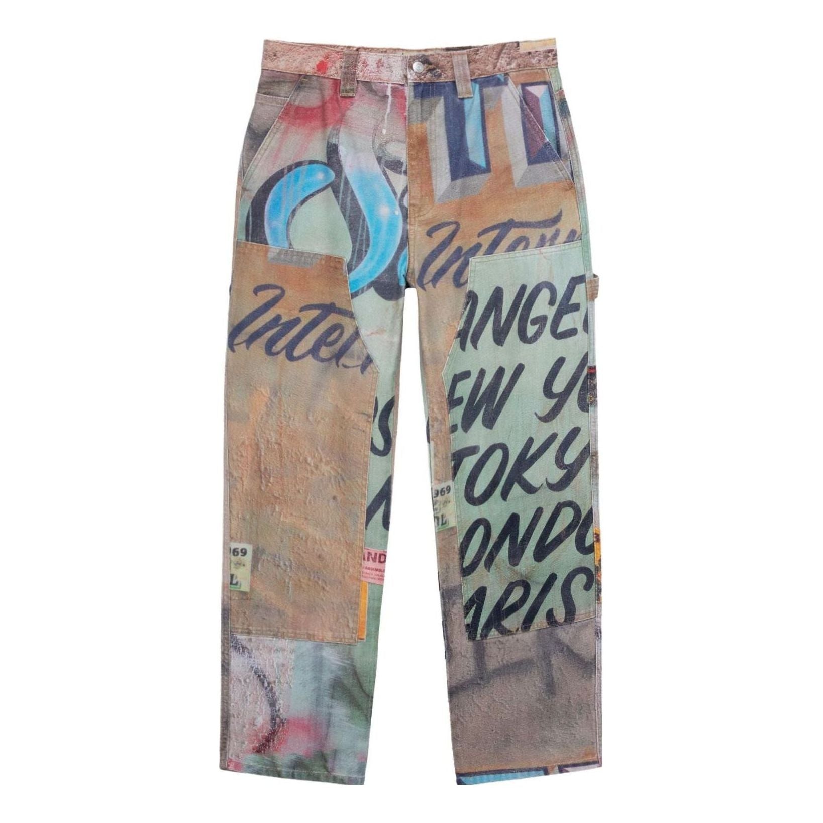 Stussy Work-Pant Alfonso Canvas 'Multi' 116630