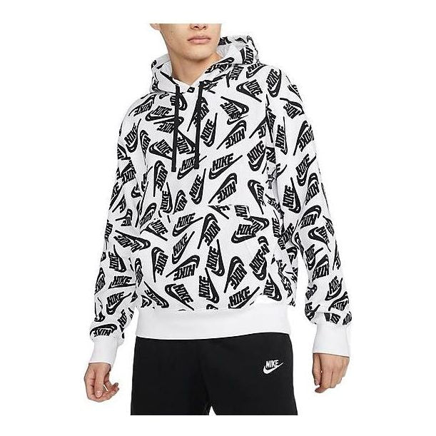 Nike Sportswear Sport Pullover 'White Black' DD4847-100