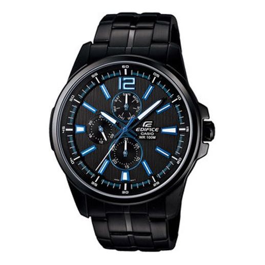 Men's CASIO CASIO waterproof Business Casual Watch Mens Black Analog EF-343BK-1AVPF