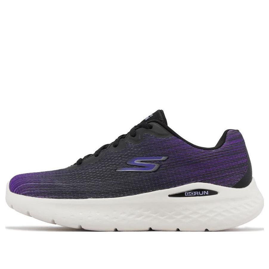 (WMNS) Skechers Go Run Lite 'Black Purple' 129430-BKPR