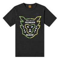HUMAN MADE Alphabet Logo Printing Short Sleeve Black HM19TE004-BLK