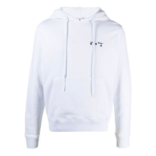 Men's Off-White SS21 Logo Drawstring White OMBB034R21FLE0010110