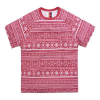 KITH Moroccan Print Seersucker Howard Printing Short Sleeve Unisex Red KH3686-110