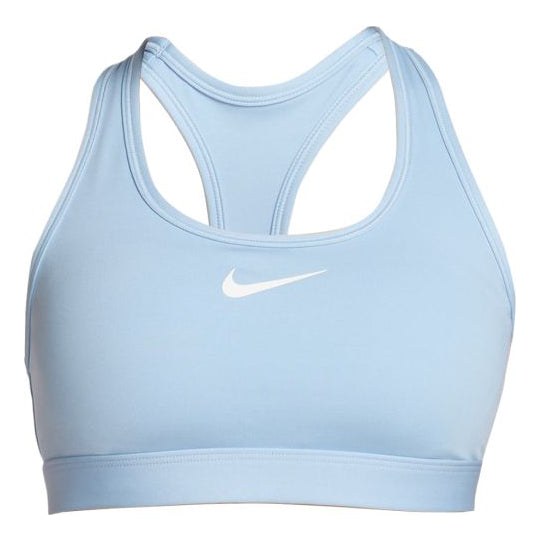 (WMNS) Nike Swoosh Medium Support Padded Sports Bra Asia Sizing 'Blue' DX6822-440