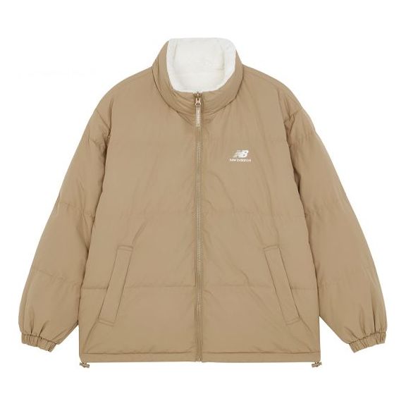 New Balance Logo Print Jacket Asia Sizing 'Khaki White' 5PB43153-DB