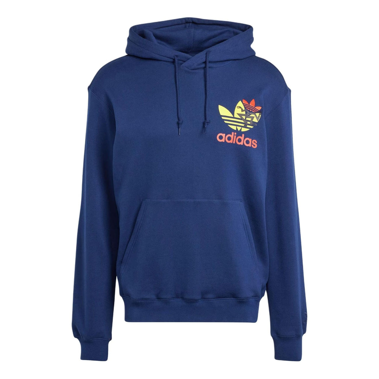 adidas Trefoil Hoodie Asia Sizing 'Dark Blue' IM9682