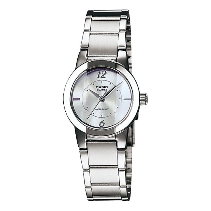 CASIO Silver White Minimalistic Casual Watch Business SilverWhite Analog LTP-1230D-7C