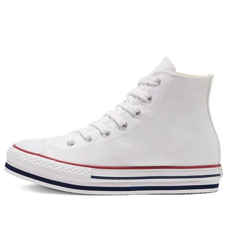 (WMNS) Converse Older Kids' Everyday Platform Chuck Taylor All Star High Top White 668026C