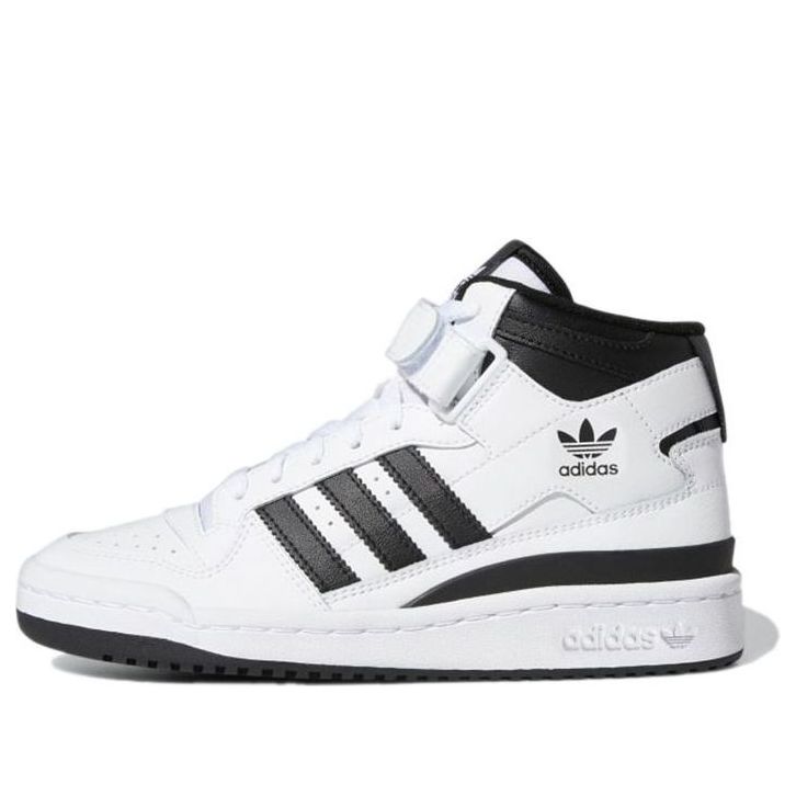 (GS) adidas Forum Mid 'White Black' FZ2083