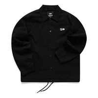 Men's FILA FUSION x Staple Crossover Logo Small Label Coach Jacket Black T11M114703F-BK