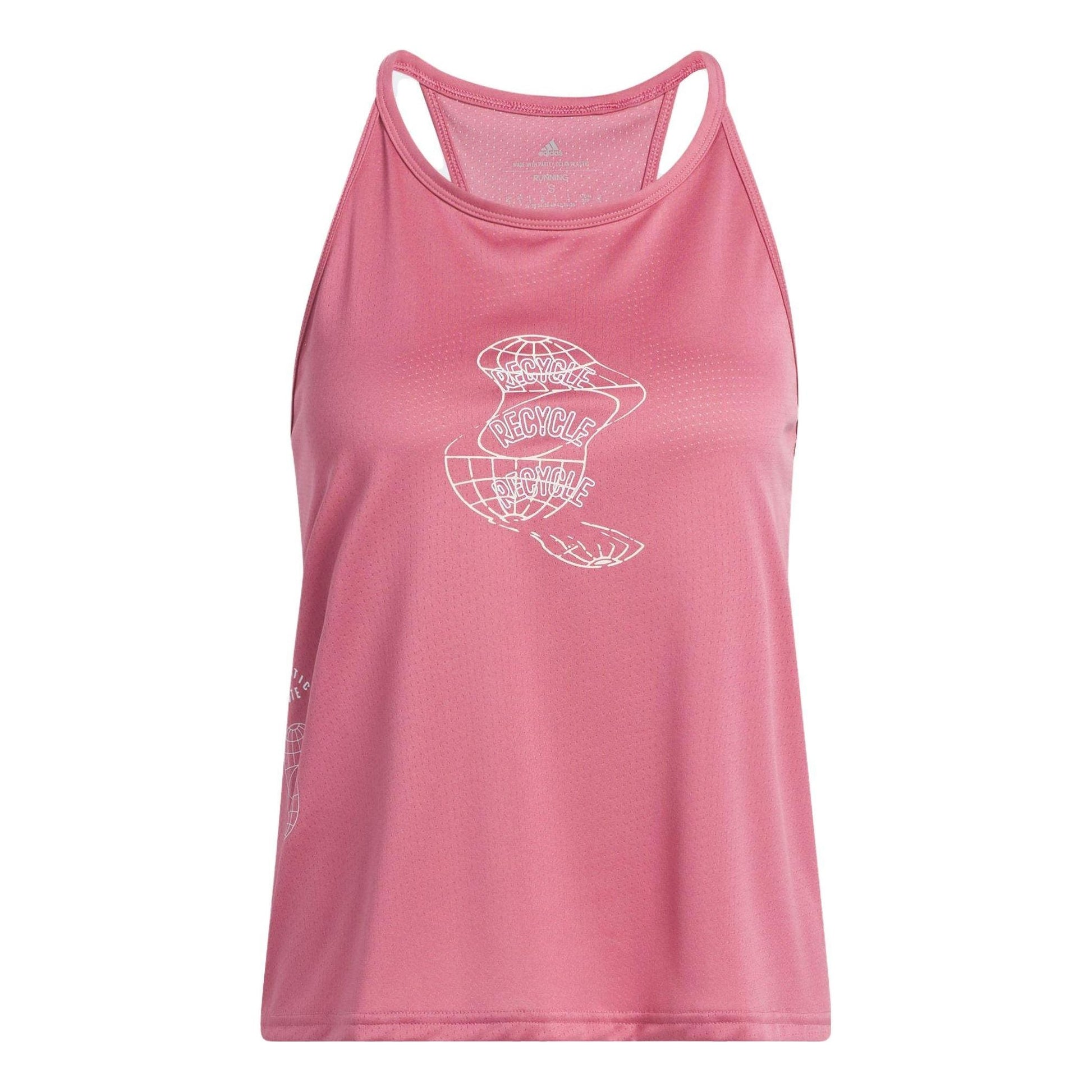(WMNS) adidas Run for the Oceans Tank Top Asia Sizing 'Red' HZ6006