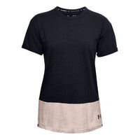 (WMNS) Under Armour Training Sports Short Sleeve Black 1355585-002