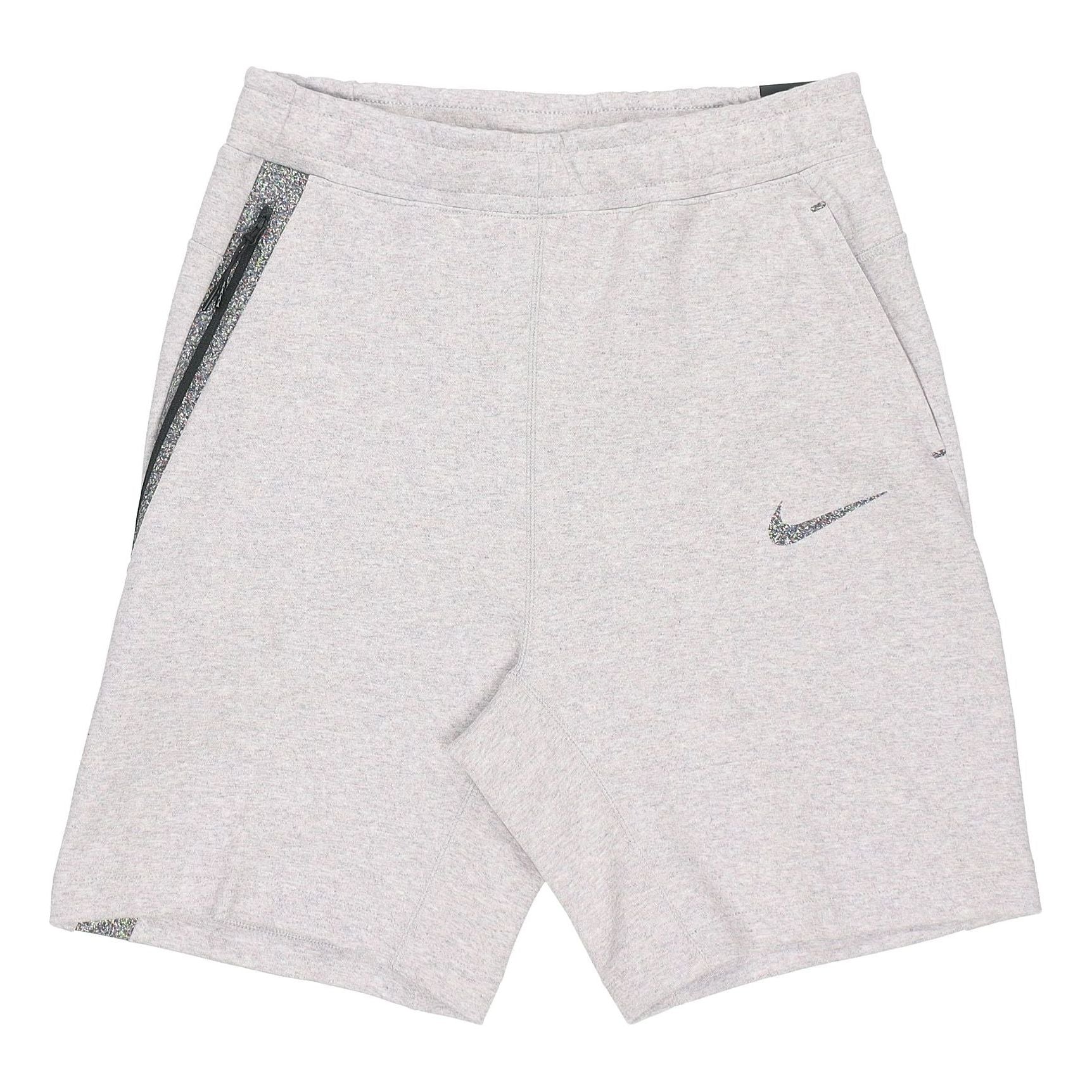 Nike Logo Cozy Casual Training Sports Shorts Gray CJ5489-902