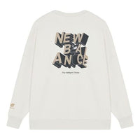 New Balance 3D Logo Printing Round Neck Sports White AMT14318-NMC