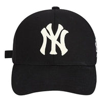 MLB New York Yankees NY Flowers Embroidered Baseball Cap Black White 32CPFK911-50L
