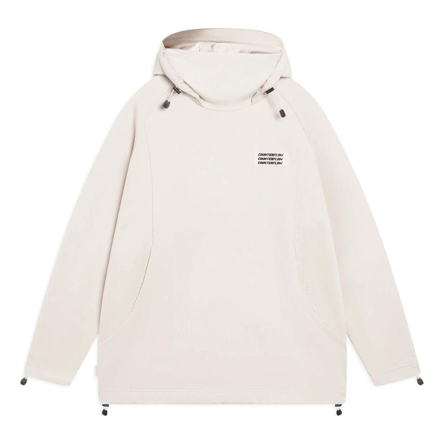 Li-Ning Counterflow Triple Logo Hoodie 'Beige' AWDSH69-1