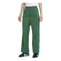 (WMNS) Nike Windrunner High-Waisted Woven Open-Hem Pants Asia Sizing 'Gorge Green' FV7656-300