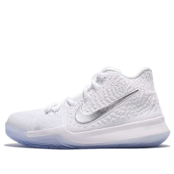 (GS) Nike Kyrie 3 'White Chrome' 859466-103