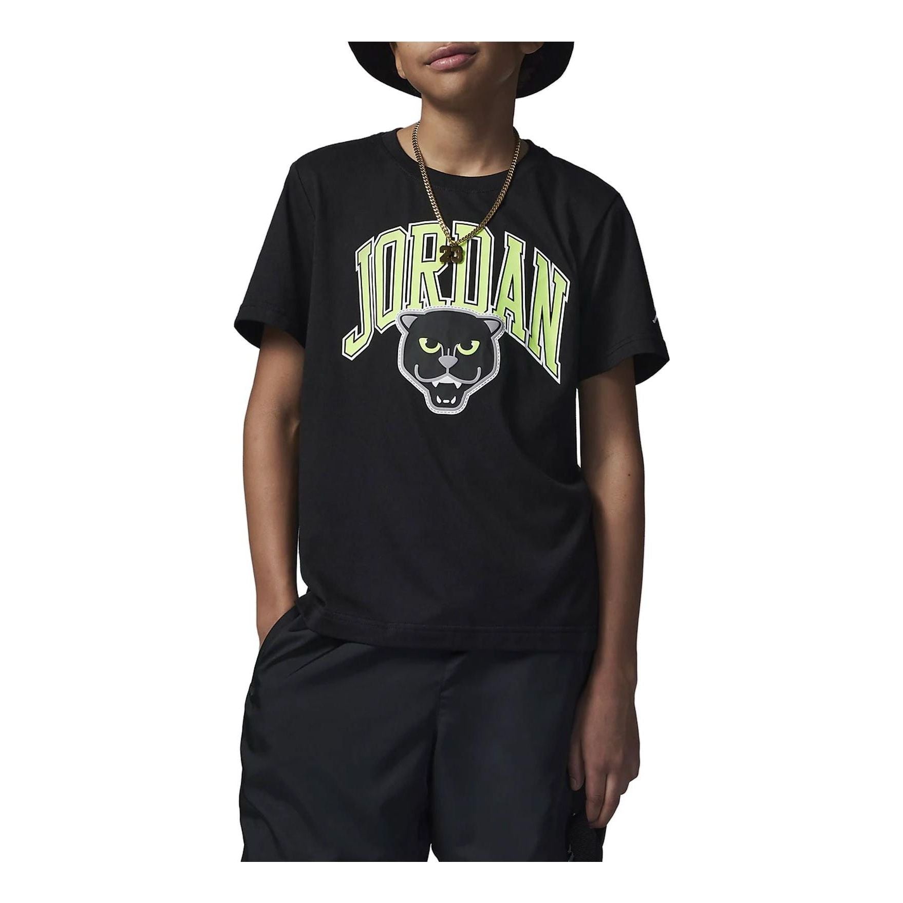 (GS) Air Jordan T-Shirt 'Black' FQ3609-010