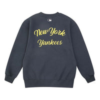 MLB Unisex Logo Printing Round-neck Sweatshirt Blue 31MT10941-50N