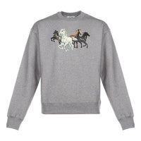 Men's KENZO FW20 Fleece Lined Loose Version Sports Pearl Gray FA65SW5114MG-94