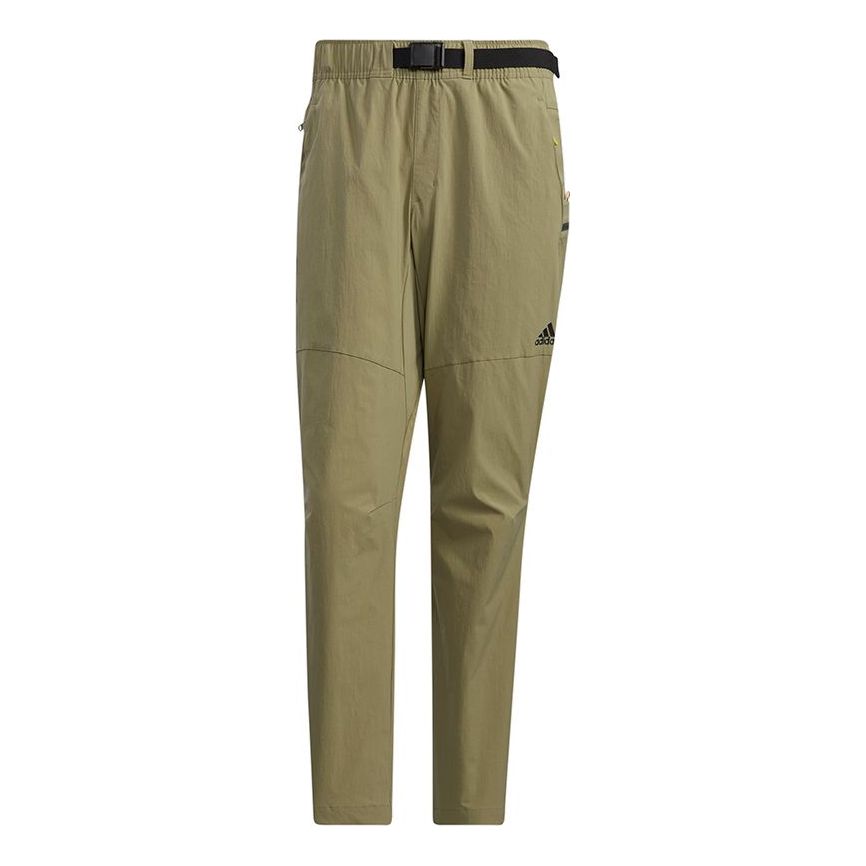 adidas Th Wv Pkt Pnt Sports Breathable Pocket Casual Long Pants Green H40208