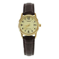CASIO Quartz Waterproof Gold Analog LTP-V002GL-9BUDF