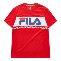 Fila Alphabet Logo Short Sleeve Red T11M022103F-RD