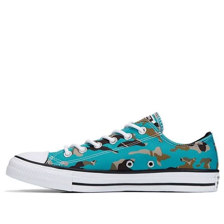 Converse Allover Camo Chuck Taylor All Star Low Top Camouflage 'Blue White' 166178C