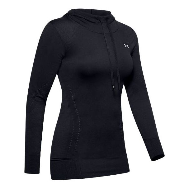 (WMNS) Under Armour Seamless Training Sports Long Sleeves Black 1351647-001
