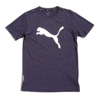 PUMA Logo Printing Training Short Sleeve Blue 518382-05