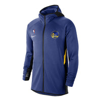 Nike NBA 19-20 Golden State Warriors Therma Flex Showtime Hoodie Blue AT8462-495