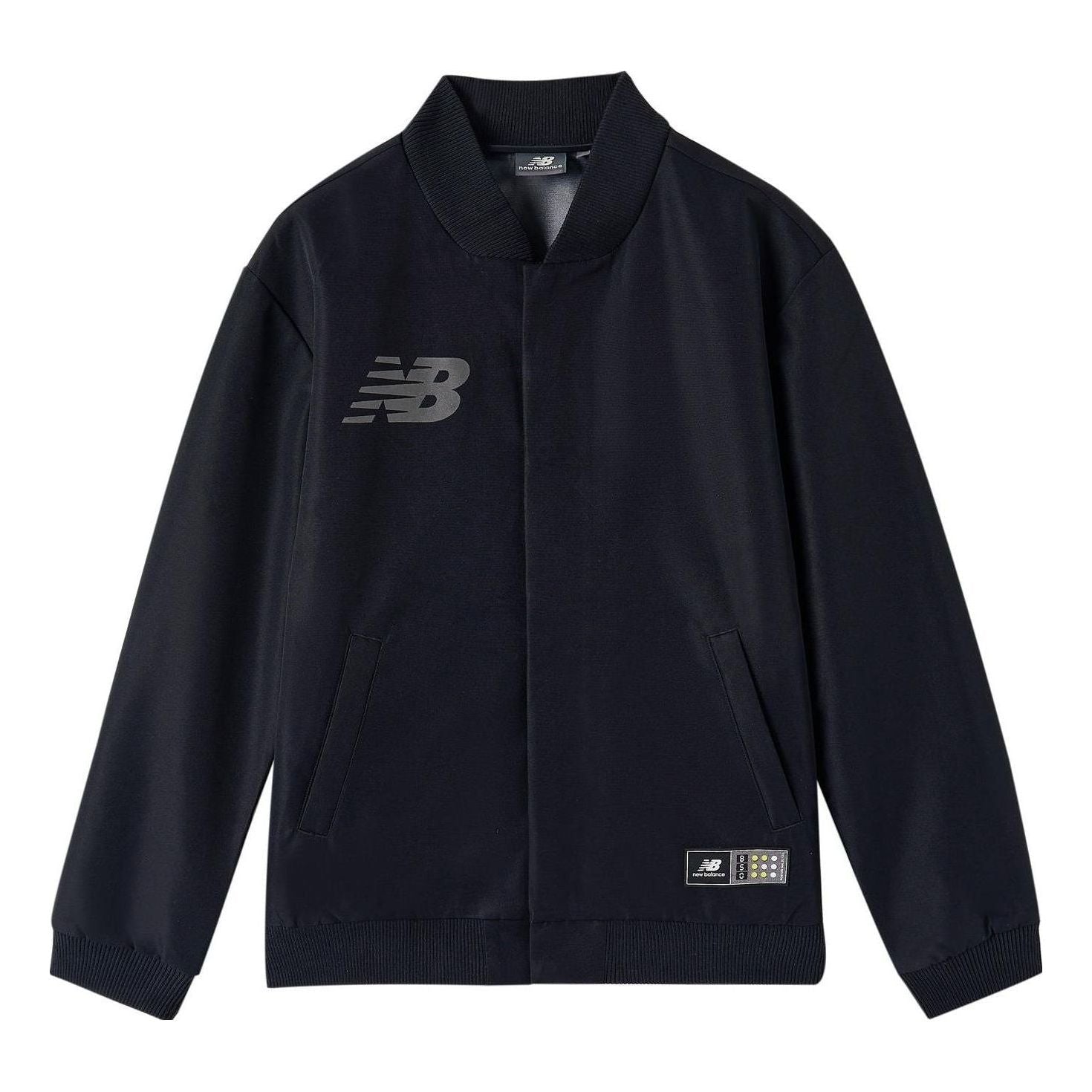 New Balance Logo Teamwear Jacket Asia Sizing 'Black' NAA1R041-BK