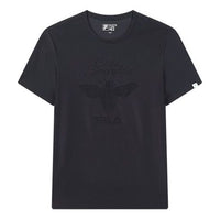 FILA Alphabet Logo Printing Short Sleeve Navy Blue F11M028178F-NV